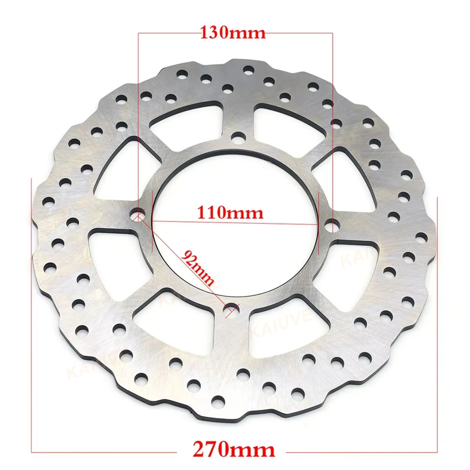 270mm Motorcycle Rear brake disc Rotor For Kawasaki Concours 1400 GTR1400 ZG1400 GTR ZG 1400 2008 2009 2010 2011 2012 - 2018