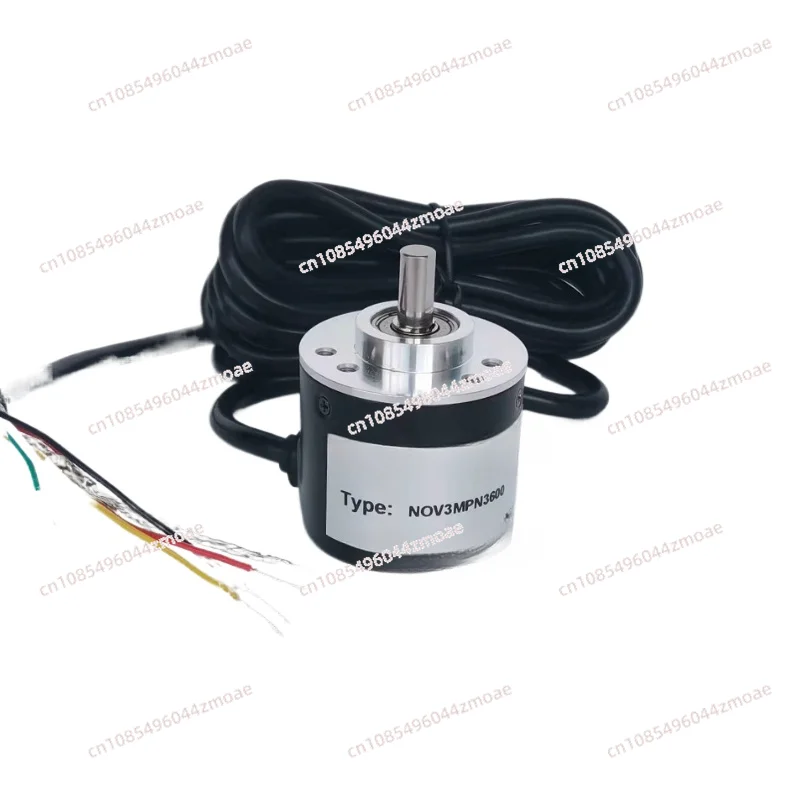 3600 Pulse Encoder Solid Shaft Incremental Angle Accuracy 0.1 Degree Synchronous Motor