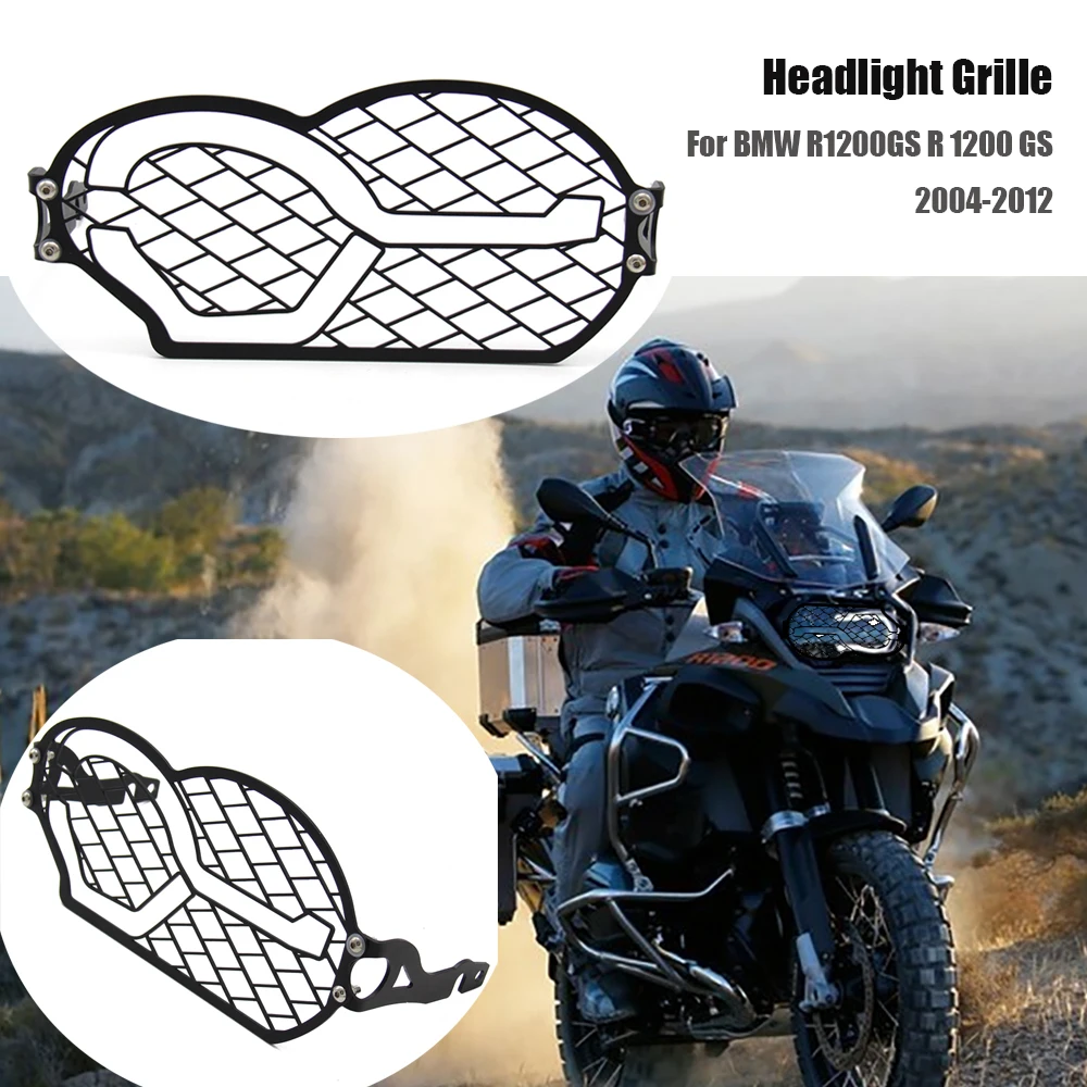 

For 2019 BMW R1200GS 2004-2012 Motorcycle Headlight Net Drop Protection Cover