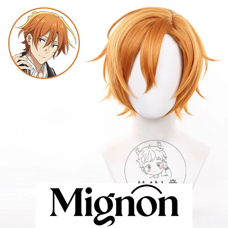 

Sasaki and Miyano Sasaki Cosplay Wig Long Scalp Top Flipped Short Hair Halloween