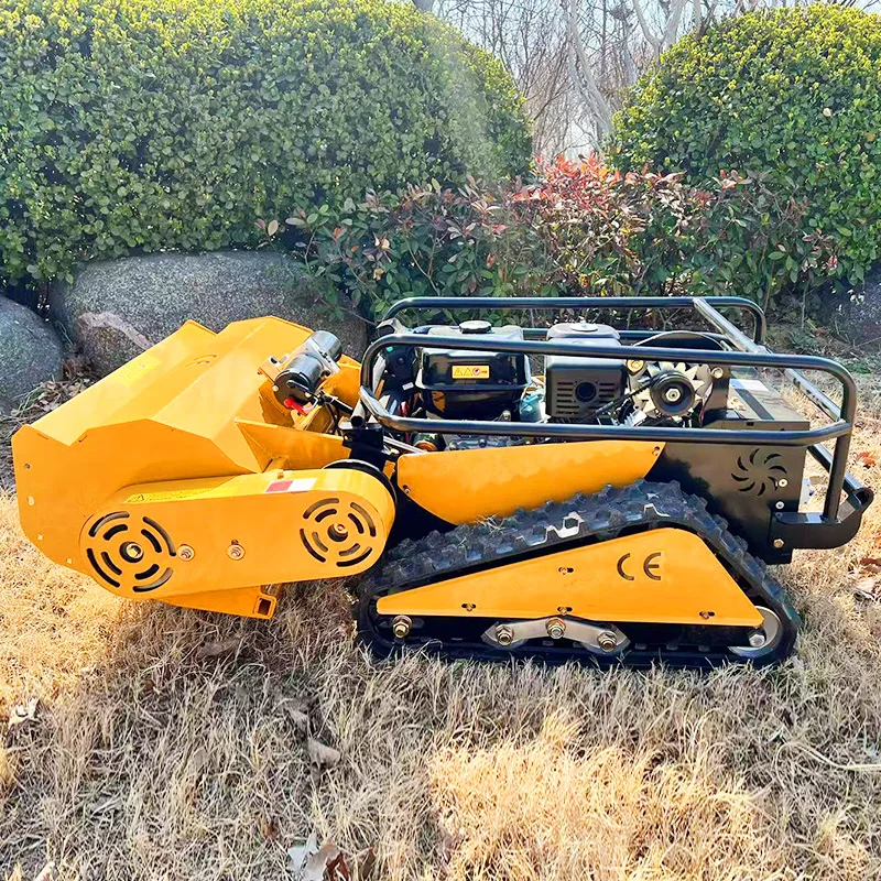 Customized Automatic Industrial Lawn Mowers Industrial Automatic Grass Cutter Remote Control Robot  Lawn Mow