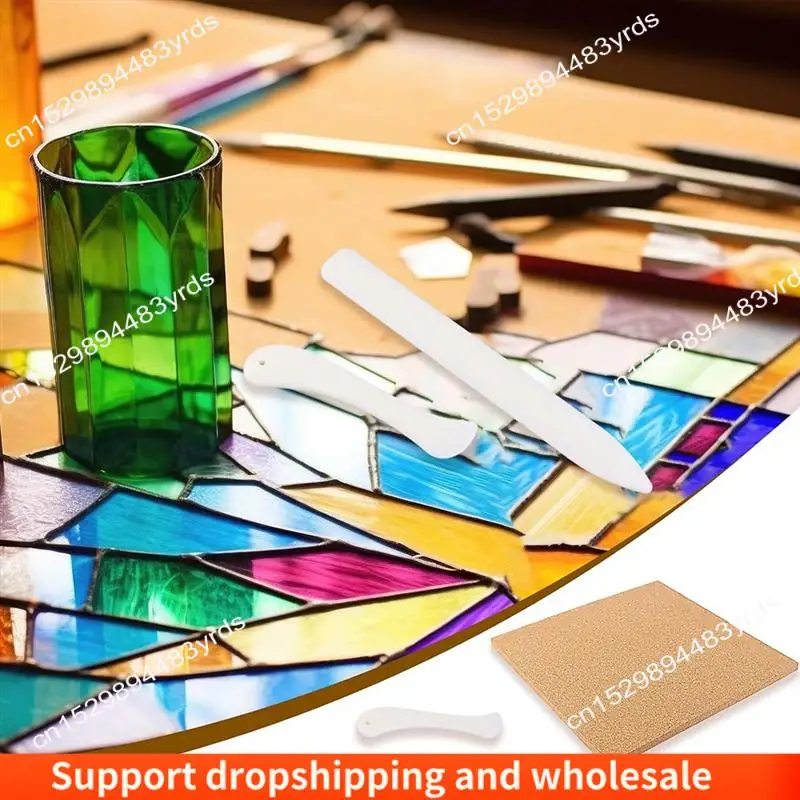 

AA86 12Inch X 12Inch Heat Resistant Stained Glass Worksurface Thick Mat Stained Glass Making Tools For Protecting Table