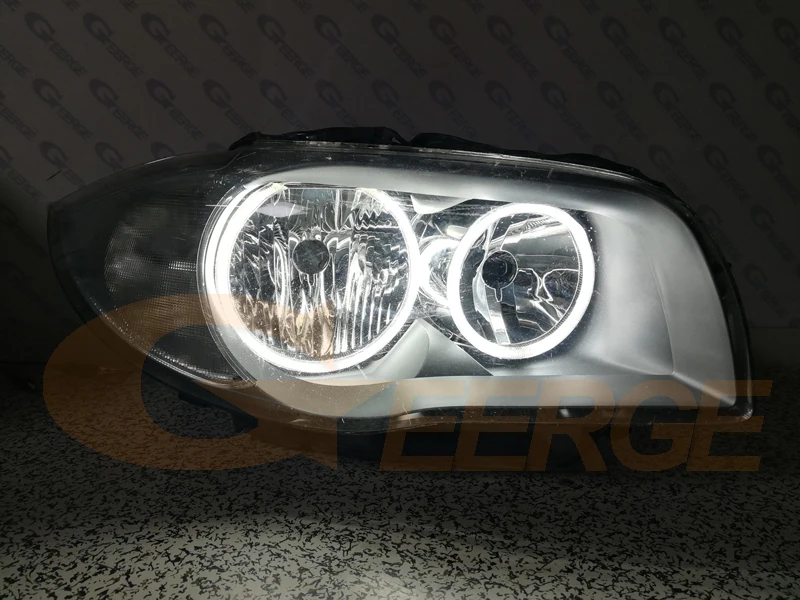 For BMW 1 Series E81 E82 E87 E88 2004 - 2012 Excellent Ultra Bright CCFL Angel Eyes Halo Rings Kit Car Styling Day Light