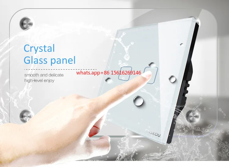 

1GANG 1WAY WIFI SWITCH RATED VOLTAGE:AC110V/AC220V SUPPORT SYSTEM:ANDROID/IOS