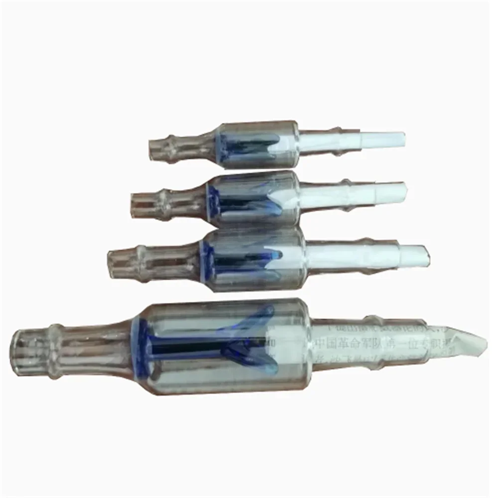 2pcs Filling Machine Accessories Glass Check Valve Blue Core Anti-drip Anti-reflux Corrosion-resistant Liquid Check Valve 2026 Y