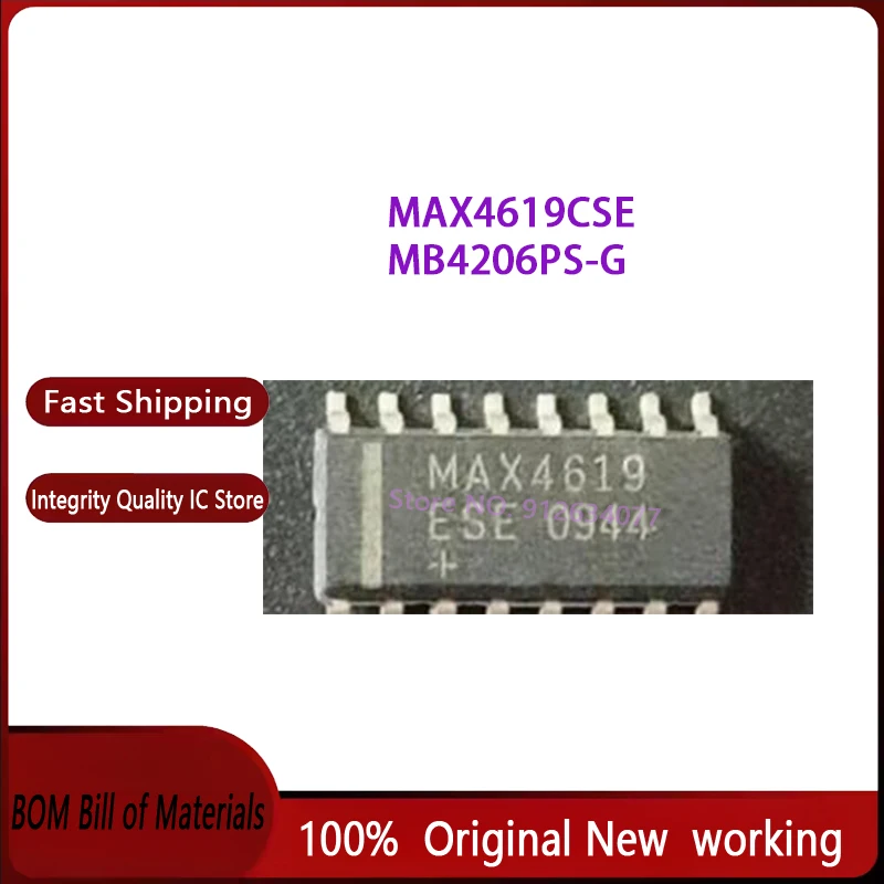 5~10pcs/lot 100% High Quality MAX4622ESE+ MAX4622 ESE + SOP-16 MB4206PS-G MB4206 SIP-8