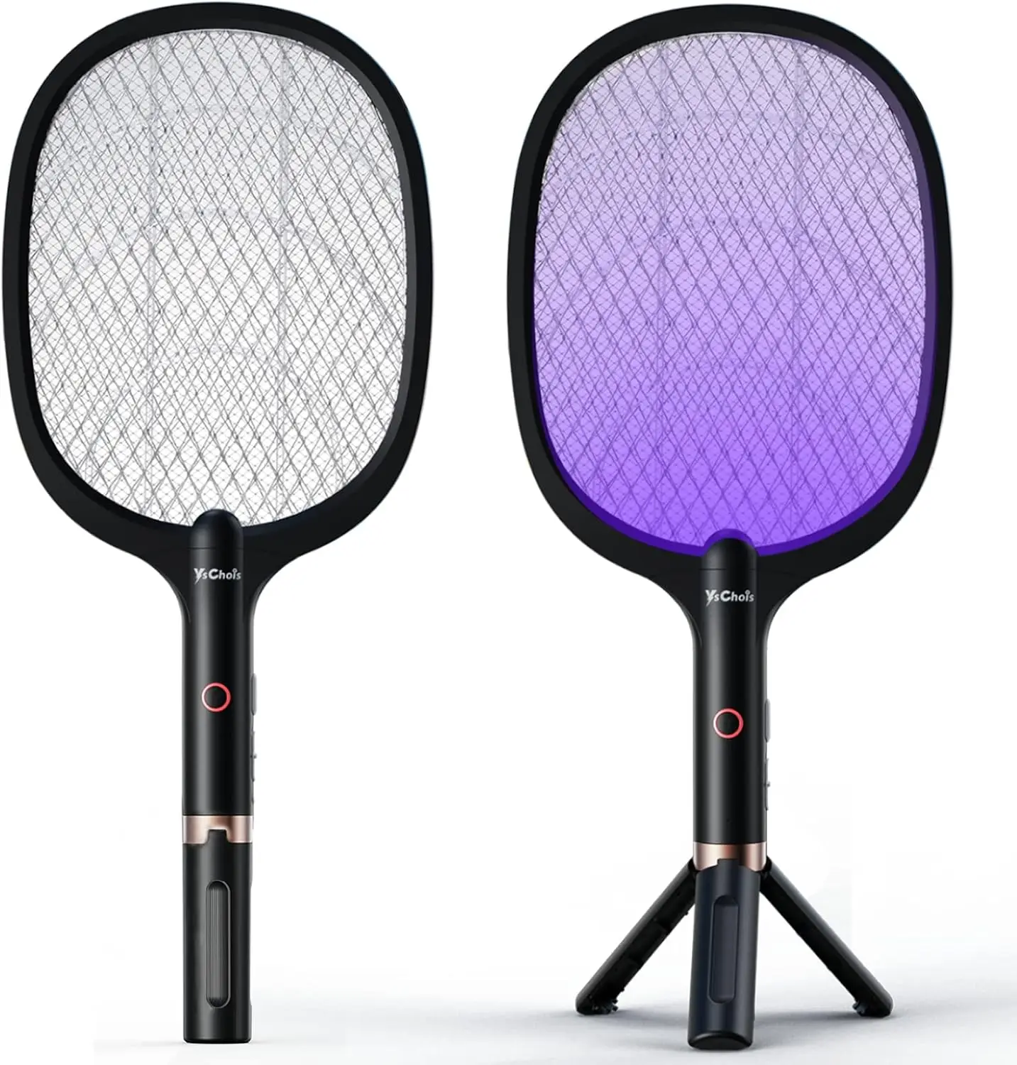 

Электрическая мухобойка с функцией зарядки, 4000В, с УФ-лампой, USB-зарядка, для использования в помещении и на улице, 2 штуки в упаковке