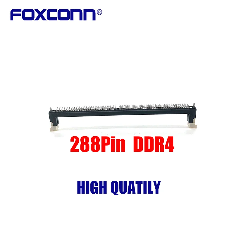

288pin DDR4 Foxconn AH08841-B9B10-4F DDR4 Connector straight pin slot Original genuine