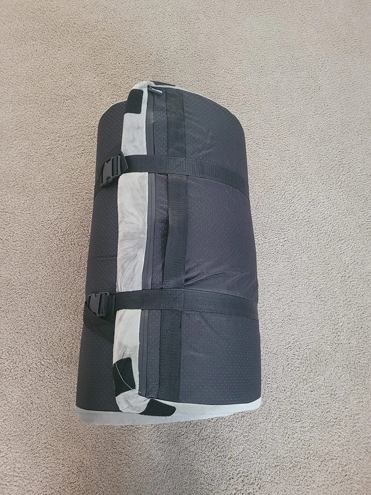 Colchón de Camping Enrollable de Espuma Viscoelástica, Suave, Personalizado, Ecológico, de Lujo, Moderno, con Funda Impermeable con Cremallera, Portátil y Plegable para Autocaravana