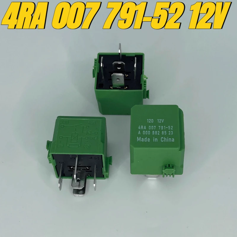 

（Brand New Original）1pcs/lot 100% original genuine relay:4RA 007 791-52 12V A0009828523 5pins Automotive relay
