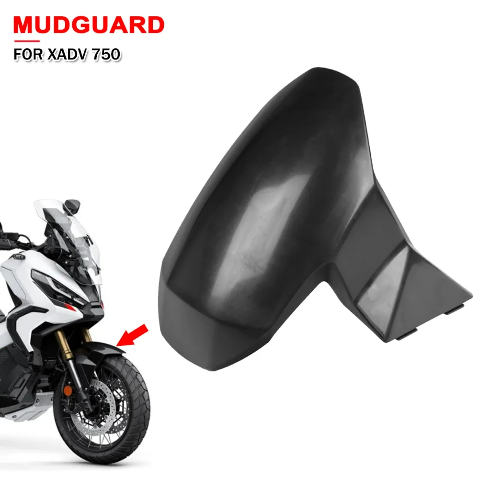 Motorcycle Mudguard Front Wheel Hugger Fender Mud Splash Guard Fairing Cover  For Honda X-ADV XADV X ADV 750 XADV750 2017-2024