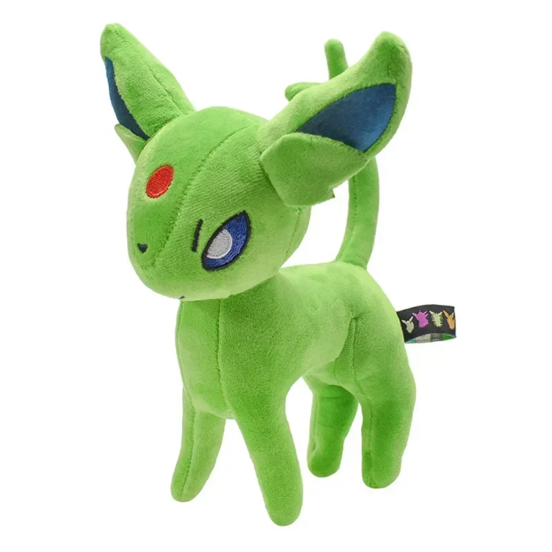 10 unids/lote juego de juguetes de peluche de Pokémon 20cm (8 ") brillante Sylveon Vaporeon Espeon muñecos de peluche de pie regalo para niños amigos