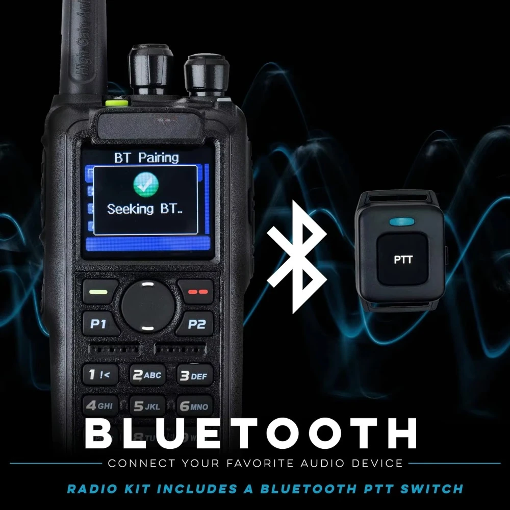 DMR-6X2 PRO Dijital DMR ve Analog 7 Watt Çift Bantlı İki Yönlü Telsiz (136-174MHz VHF ve 400-480MHz UHF).