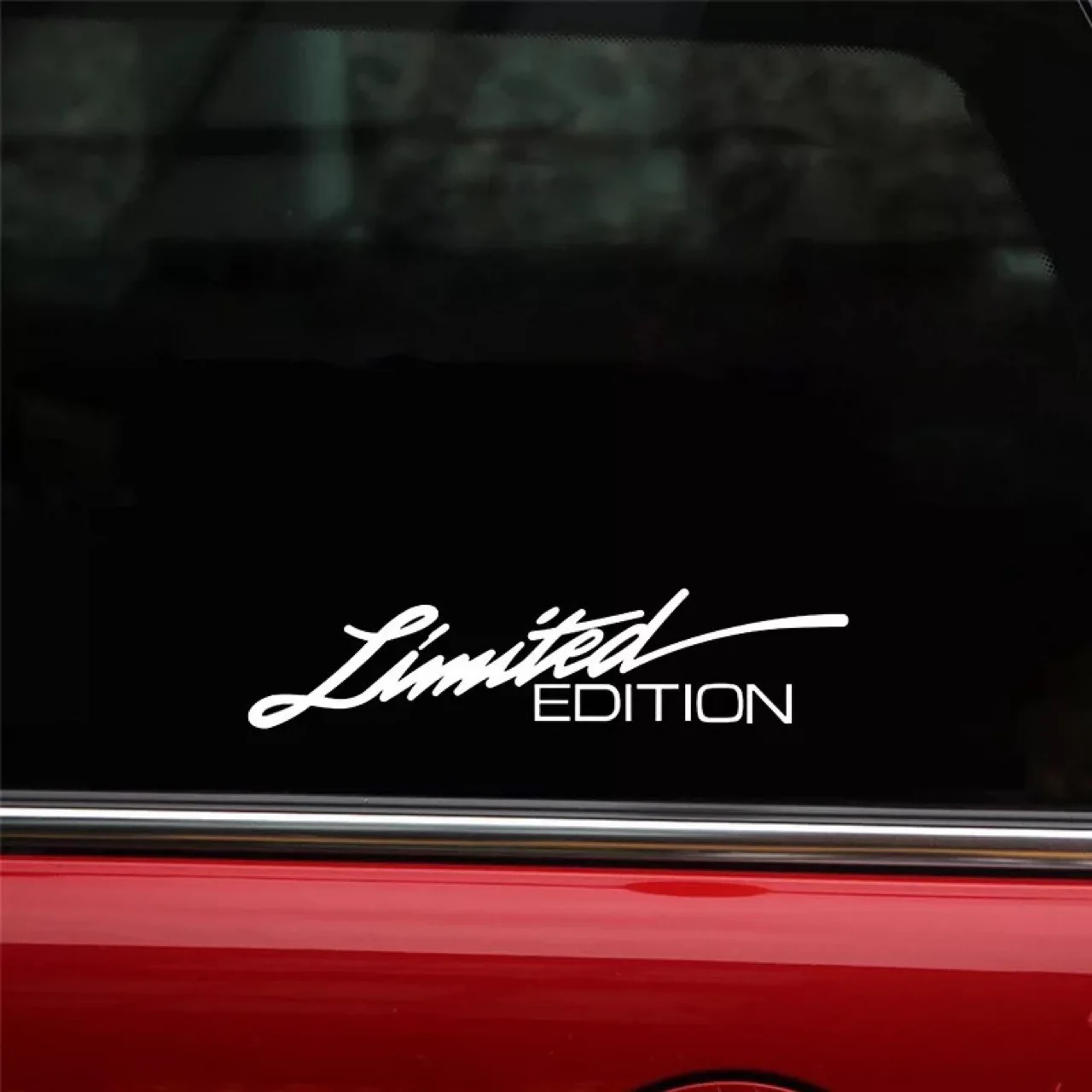 Car 3D LIMITED EDITION Creative Vinyl Sticker Window Sticker Car-styling Decoration Reflective Laser Decal For Car  Accessories