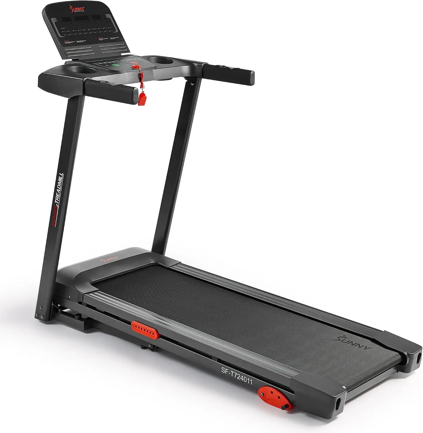 Folding Incline Treadmill with Tablet and Device Holder - SF-T4400
