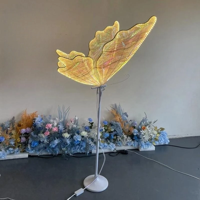 Wedding Decor Light Butterfly Led Elegant Creative Stage Road Lead Wedding Party Decoration Lamps