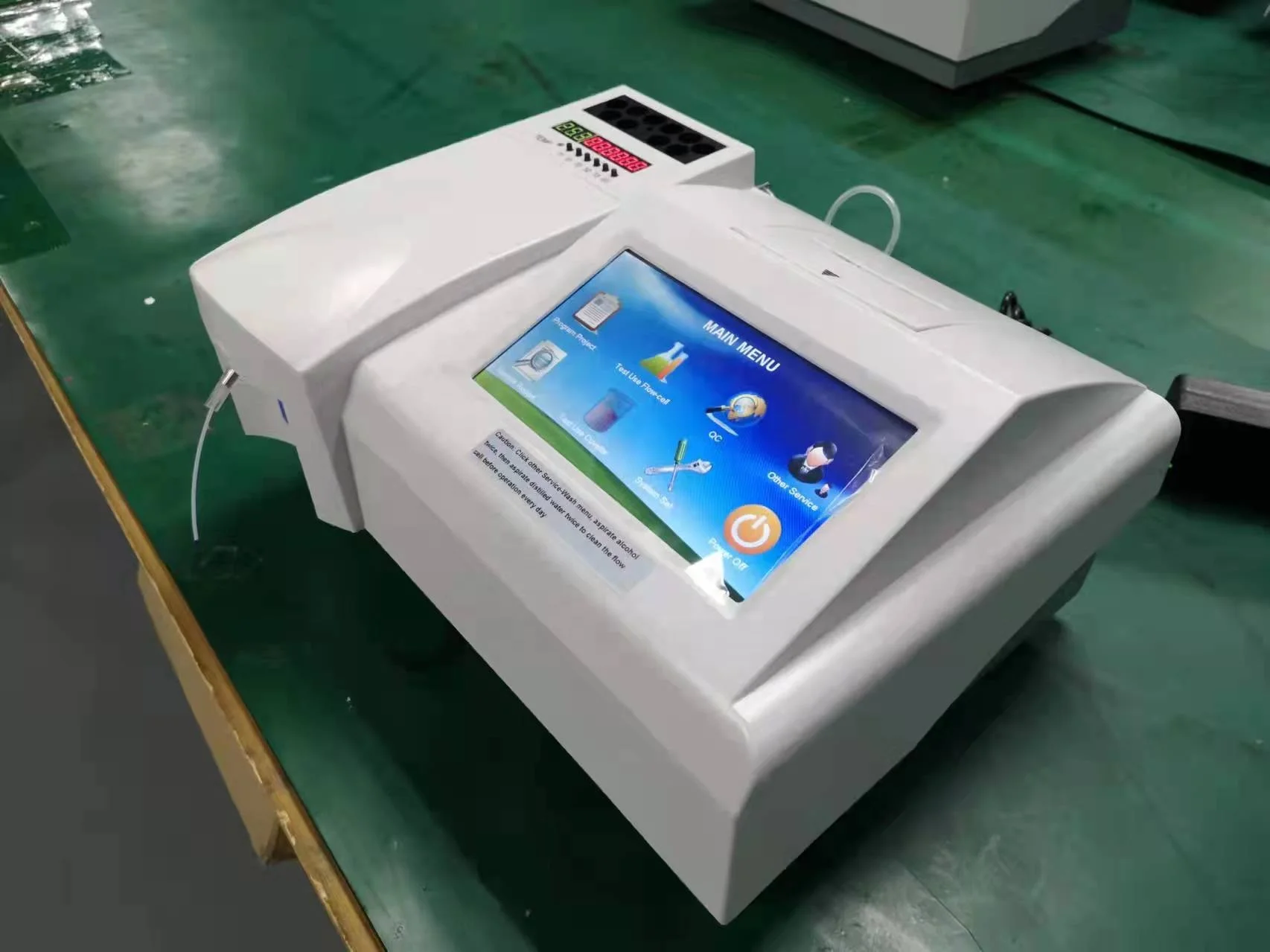 Portable Touch Screen Open System Semi-automatic Biochemistry Analyzer For Laboratory