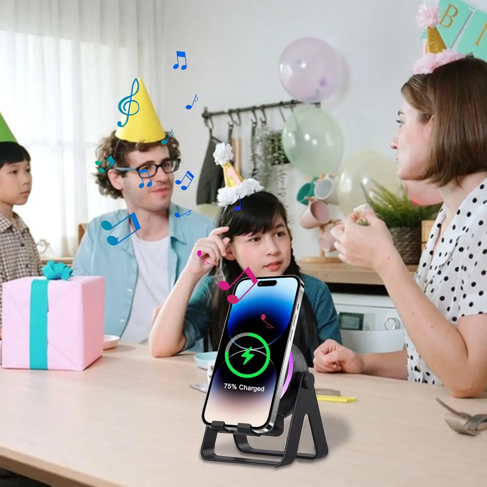 Phone Stand With Sp… - image