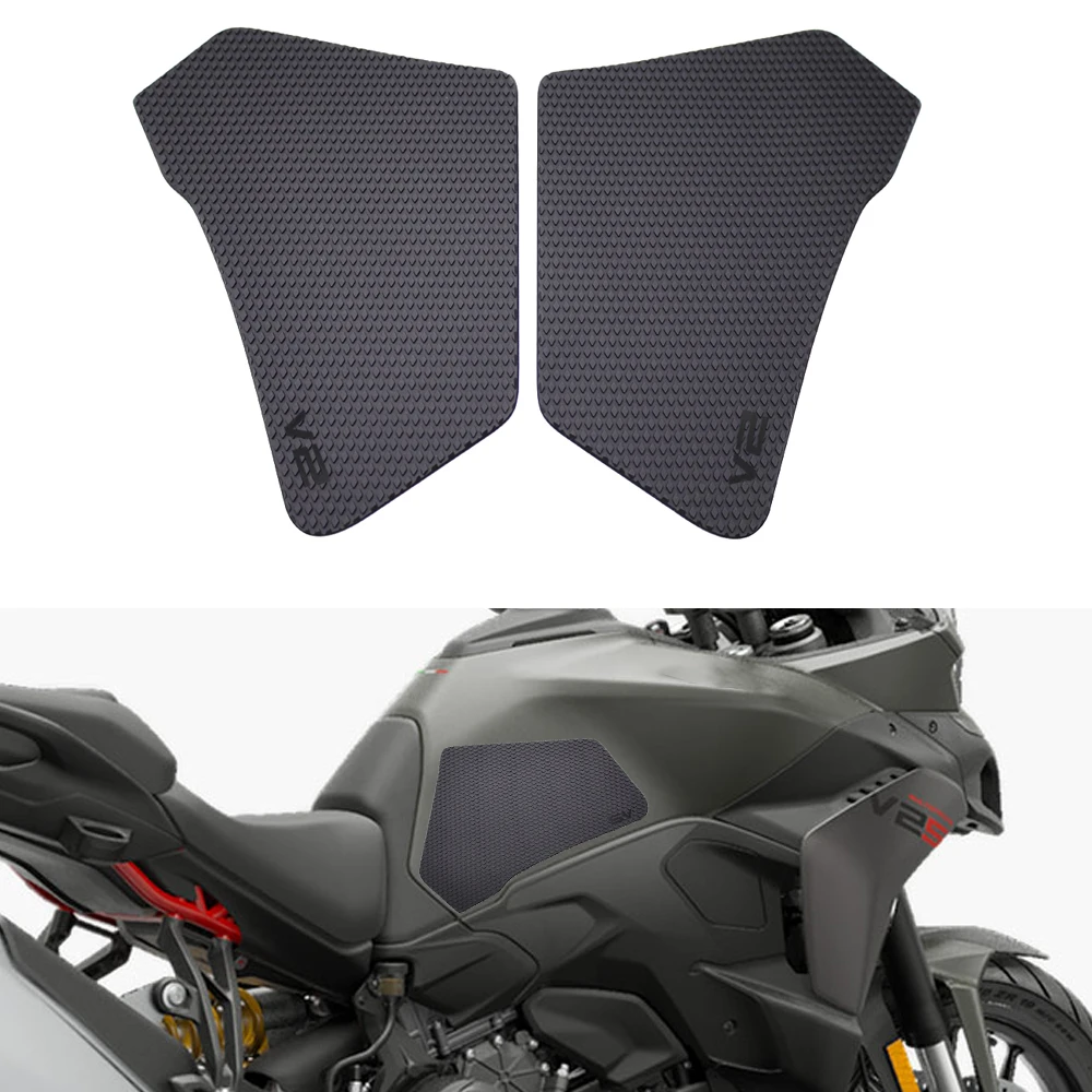 For Ducati Multistrada V2 V2S 2025 2026 Tank Pad Knee Grip Rubber Protector Black exclusive