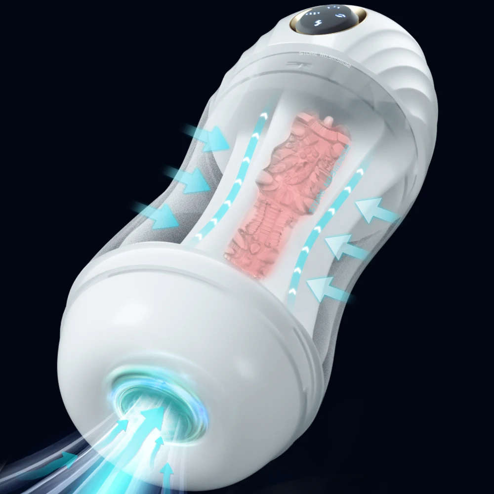 Automatyczne ssanie męski Masturbator pochwy obciąganie maszyna do seksu dla mężczyzn realistyczne wibracyjne kubek do masturbacji dorosłych 18 zabawka