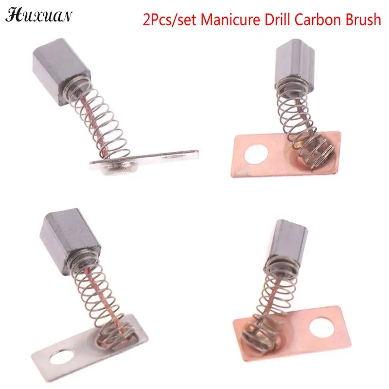 

2Pc Carbon Brush Strong Handle Replacement Carbon Brush Manicure Drill Accessory