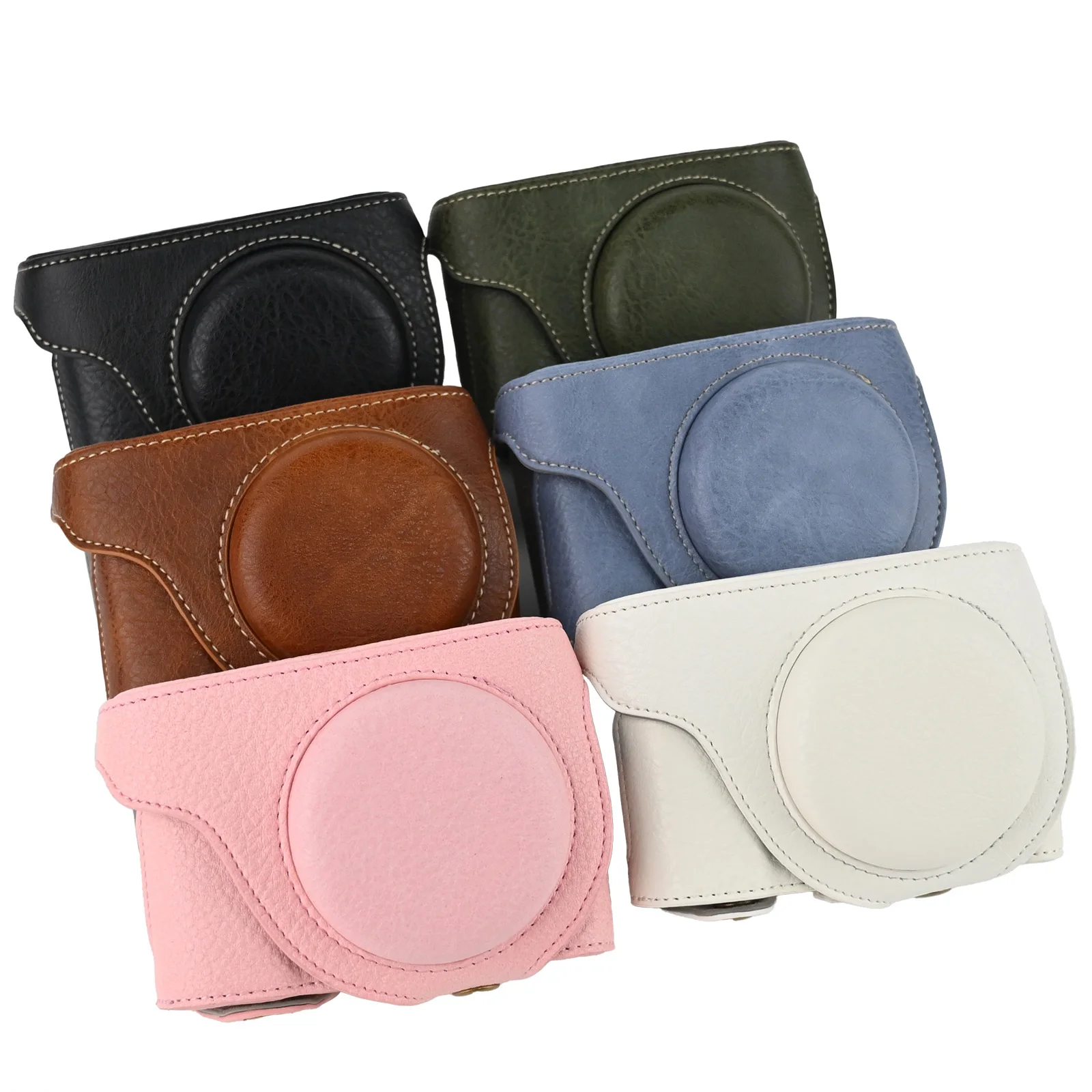 Leather Case for Panasonic LUMIX ZS300 TZ300 Camera Protector Bag Grip With Strap