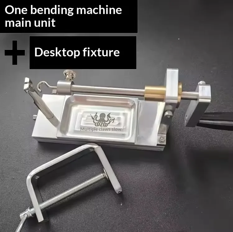 Micro Fishing Rig Fabrication Tool, Multi-Purpose Loop Forming & Fly Tying Bench Accessory for Anglers