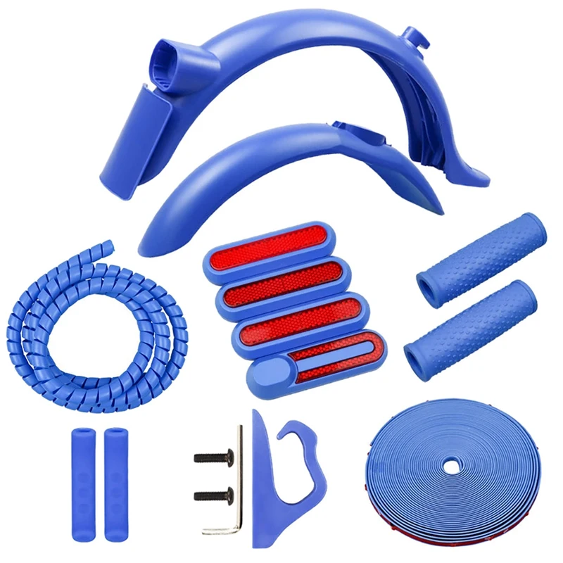 

Coloured Mudguard Kit For Xiaomi M365 1S Pro 2 Scooter Fender Line Tube Anti-Collision Strip Handlebar Grip