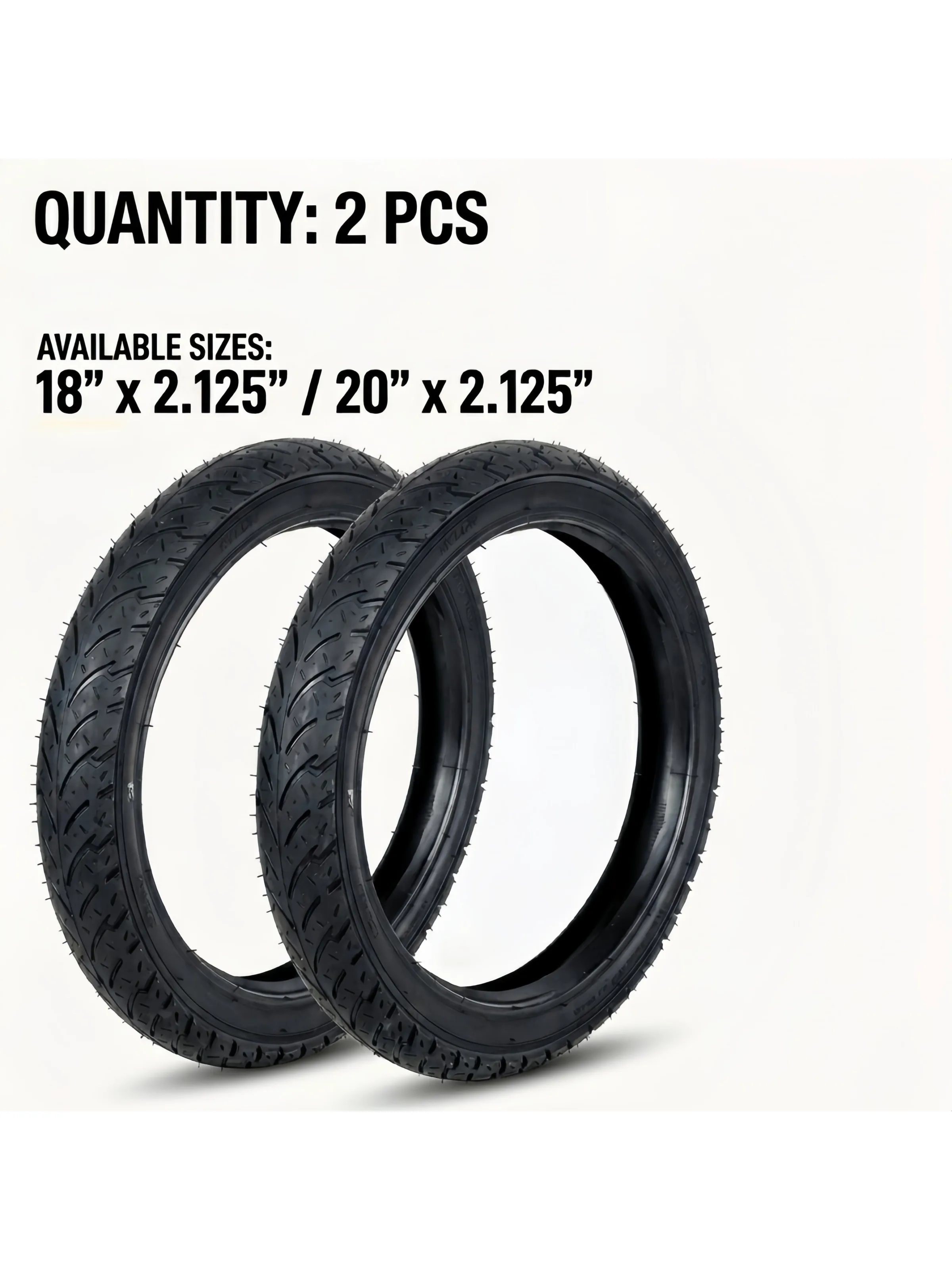 AliExpress GIOIO 2PCS 18 20 X 2.125 Bicycle Tire Semi Slick Kids Folding Bike Tyre Anti Slip Urban Street Road Bicycle Replacement Parts