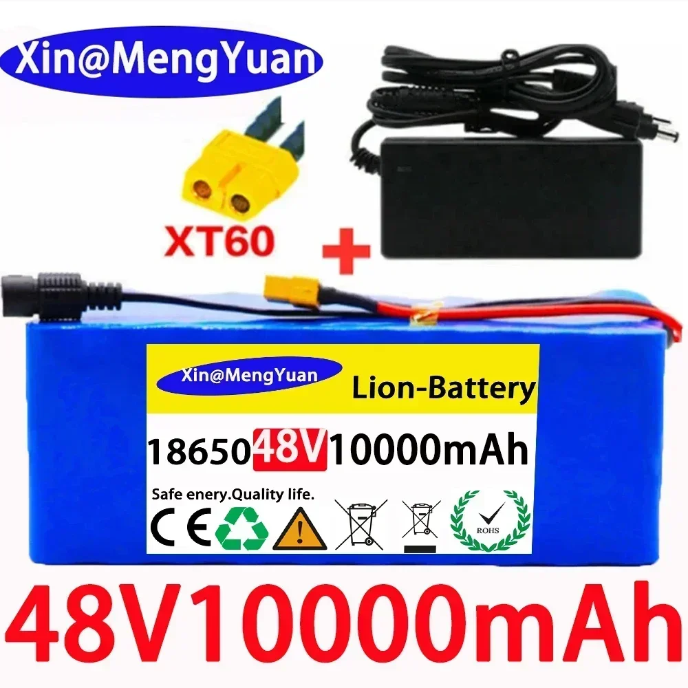 

13S3 48V 10000mAh Li-ion Battery 29000mAh 1000W Photo Battery for 54.6V Electric Bicycle Electric Bike Scooter with BMS+Charger