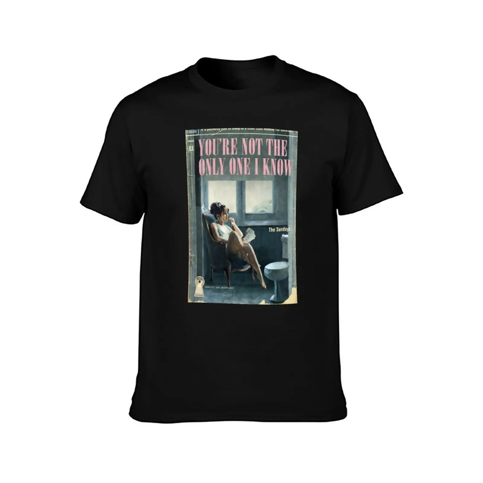 You're Not The Only One I Know The Sundays T-Shirt Summer Casual Cotton Tee Oversized Streetwear Tops Vintage Graphic Print