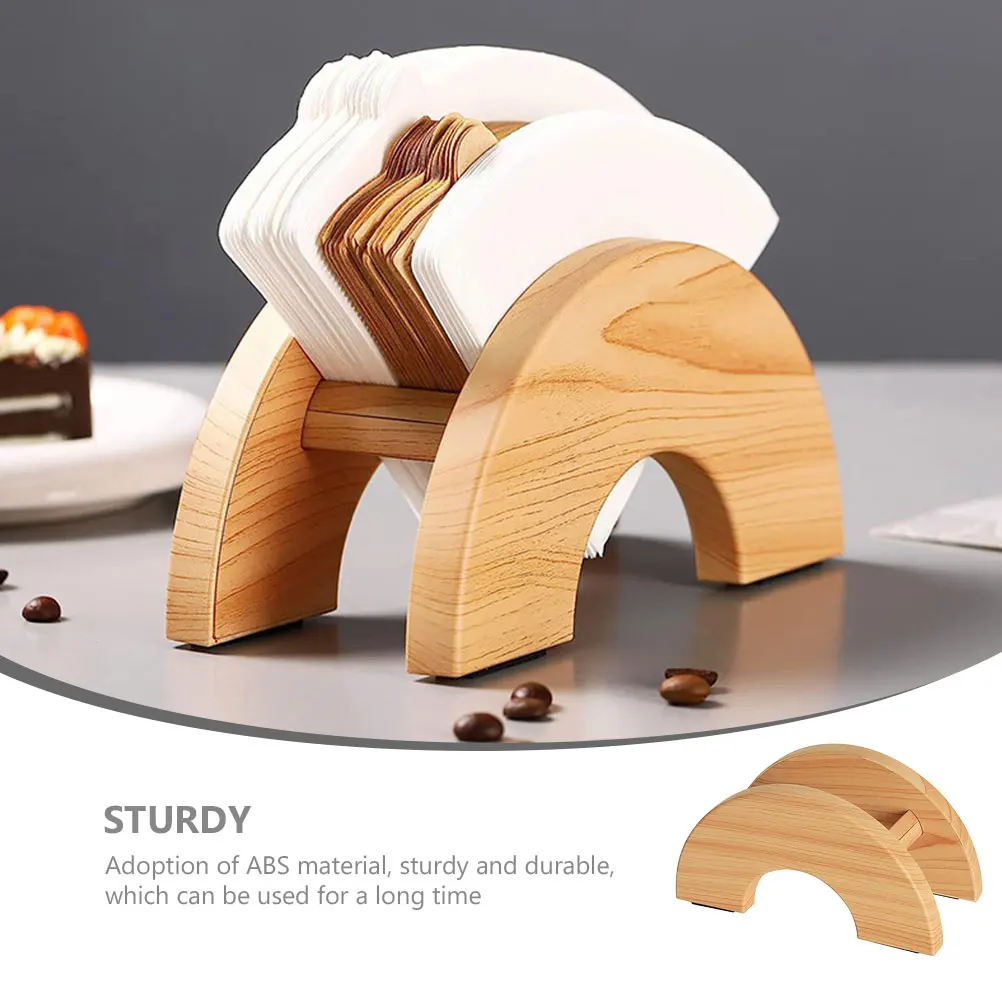 

Filter Paper Holder Sturdy Abs Material Compact Coffee Filter Stand Simple Design Countertop Coffee Filters Storage Rack Bar