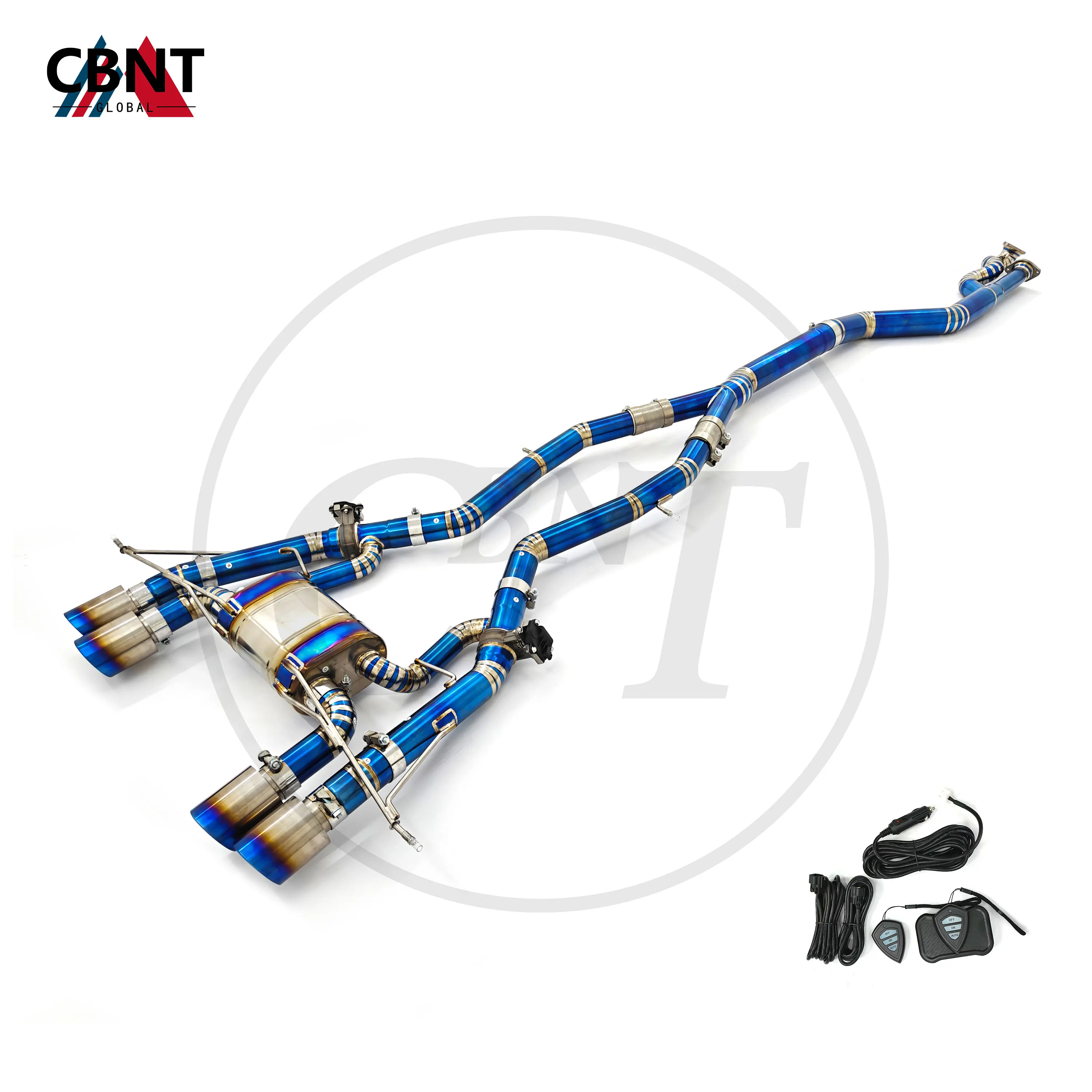 

CBNT Valved Exhaust Catback Single Midpipe for BMW S58 G80 G82 M3 M4 3.0T TC4 Titanium Alloy Exhaust System with Valve Muffler