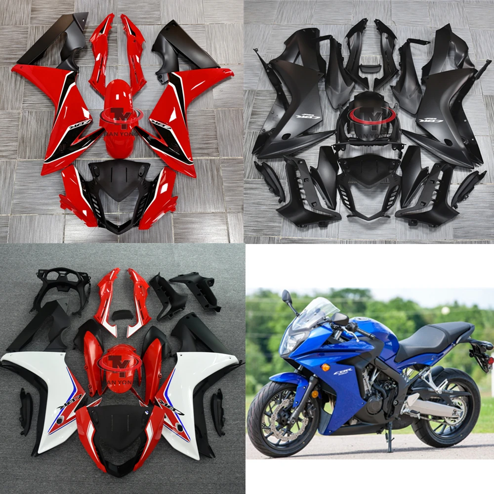 Three styles in red black Motorcycle Full Fairing Kit For CBR650F 2014 2015 2016 CBR650 F Bodywork Cowling Injection