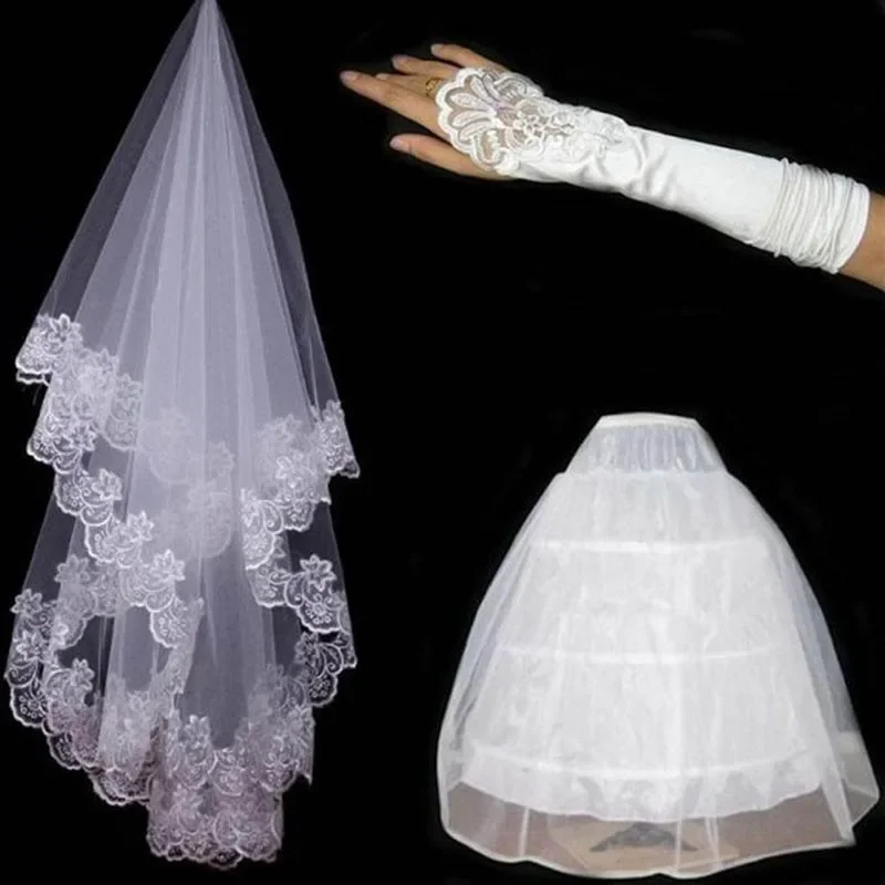 cheap White Adult Petticoat weddng gowns and wedding veil Accessories Underskirt Elastic Drawstrin Ball Gowns