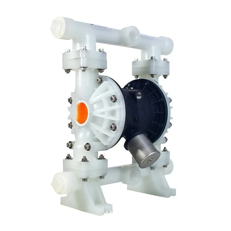 Pneumatic Diaphragm Pump QBY3-40STFF Engineering Plastic Self-Priming Pump Acid and Alkali Resistant Corrosion Resistance