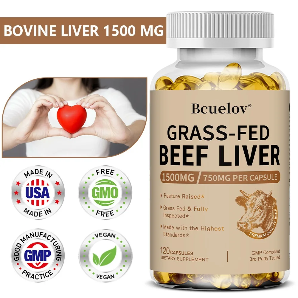 Bovine Liver - Natural Nutrients, Overall Wellness, Complexion Support, Hydration Boost, Radiant Complexion, Healthy Glow