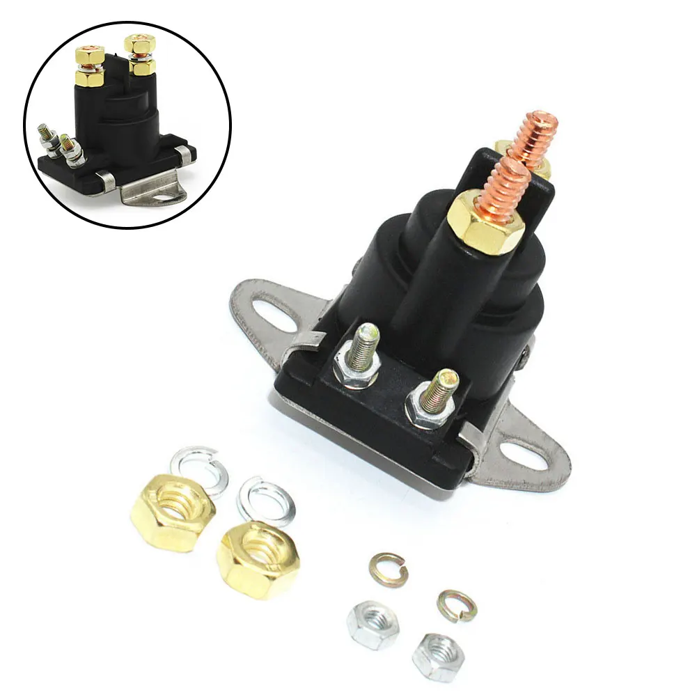 Marine Grade Starter Tilt Trim Relay Solenoid at 12V Designed for Compatibility with For MerCruiser Models Including 8996158T
