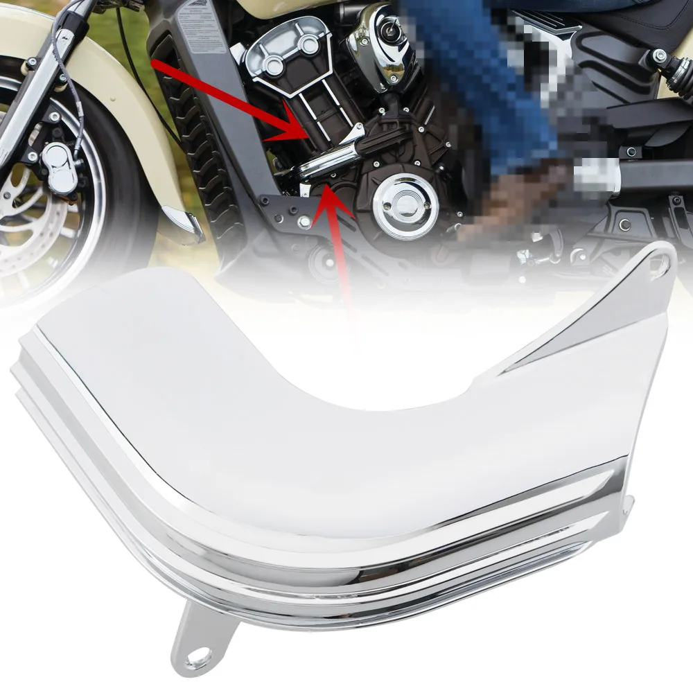 

For Indian Scout Models 2015-2019 Motorcycle Coolant Hose Trim Cover Protector Shell Black/ Chrome Cooling Fluid Pipe Accessory