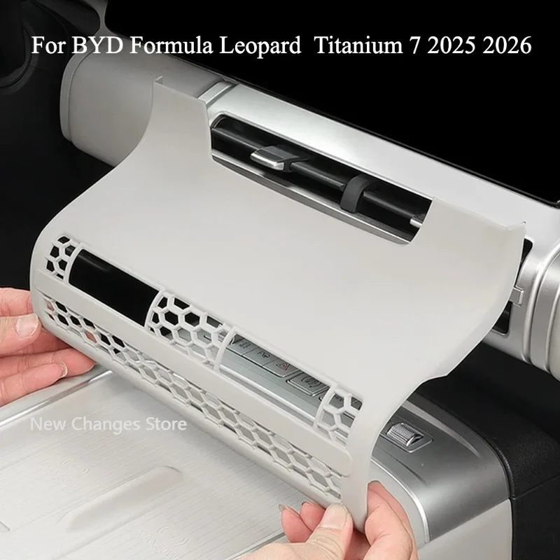 

For BYD Formula Titanium 7 Central Control Air Outlet Anti Blocking Cover Instrument Air Conditioning Port Protection Cover