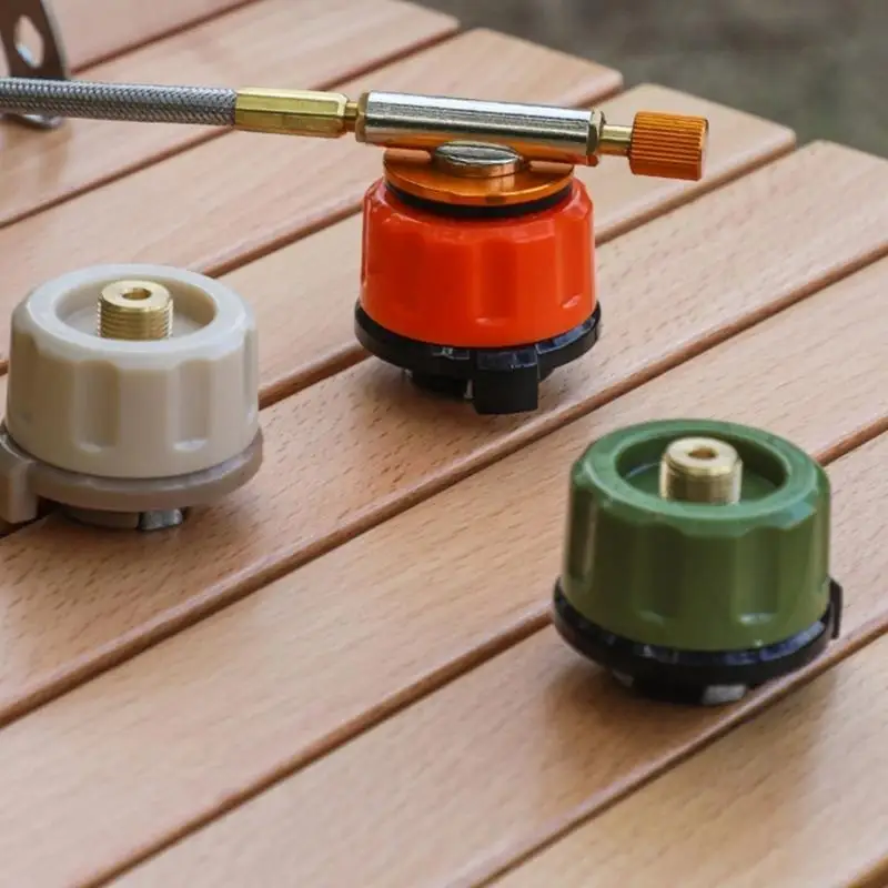 652F Leakproof Outdoor Stove Adapter Tool Compacts Fit Most Propanes Canisters