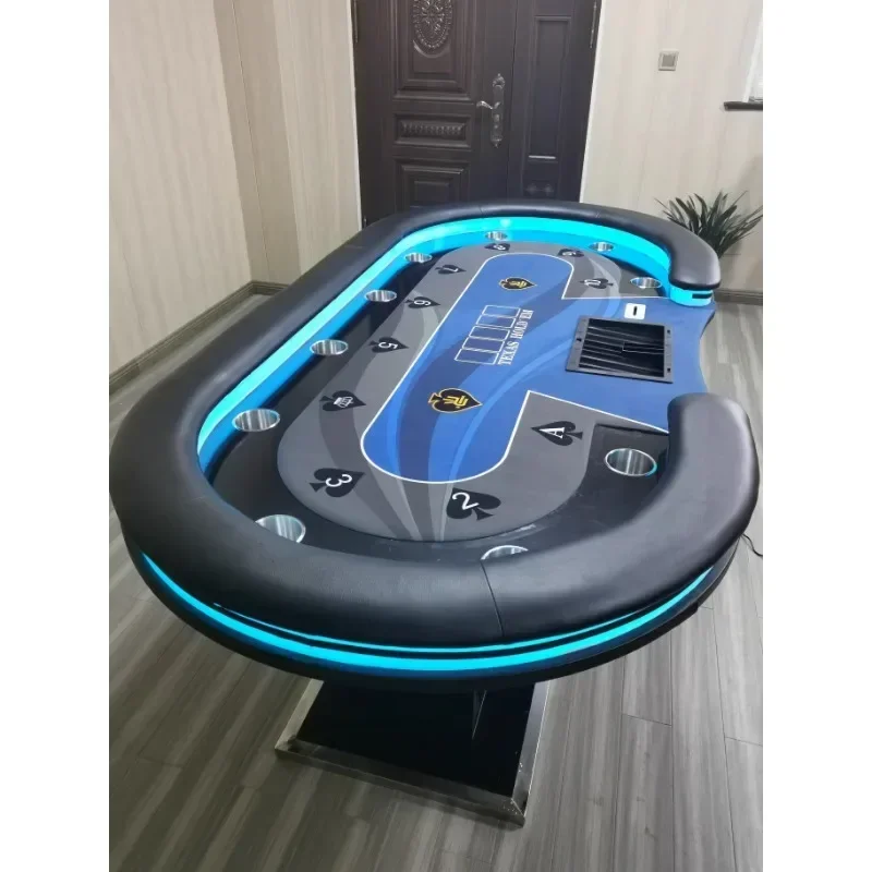 حار بيع بوكر بوكر الجدول الشطرنج غرفة مخصصة سطح المكتب القماش وسادة تكساس الجدول #3