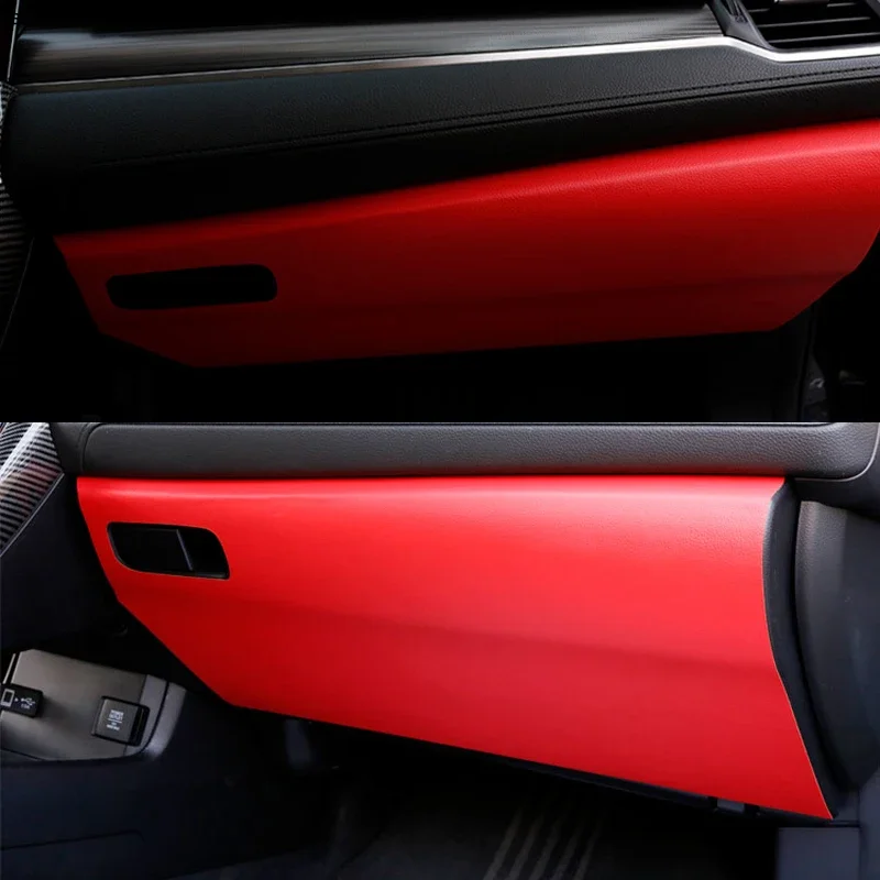 

For Honda Civic 10th 2019 2020 2018 2017 2016 2021 Car Co-pilot Anti-Kick Pad Storage Box Anti-kick Protection Decorate Pad Mat