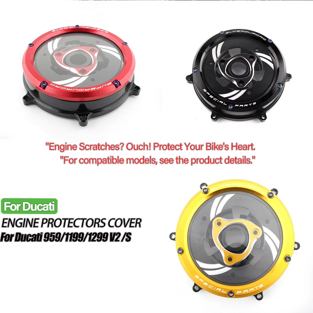 

Motorcycle engine cover for Ducati Panigale V2 959 1199 1299 Corse ABS Motorcycle Engine Clutch Cover
