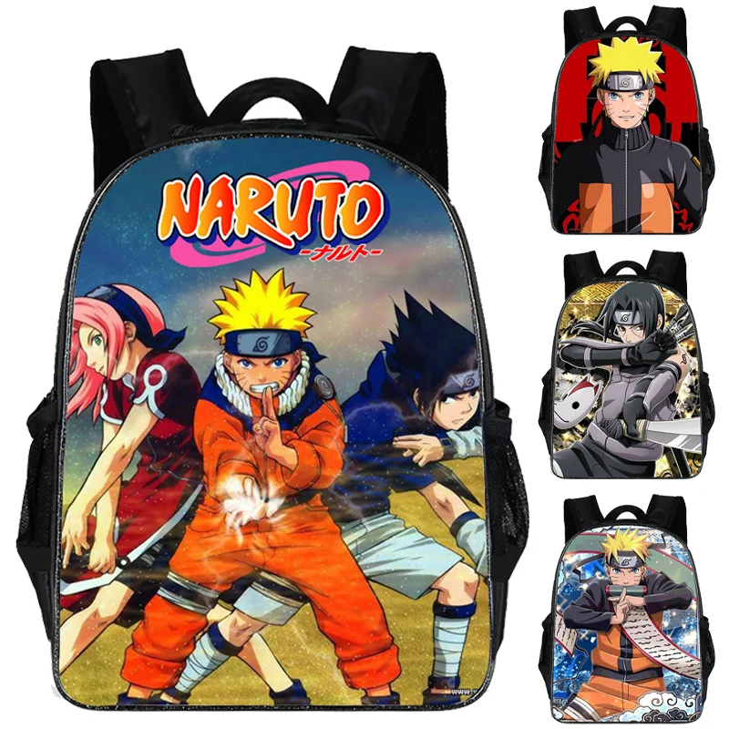 

Naruto Backpack Fashion Men Women Large Capacity Travel Storage Pouch Cartoon Students Shoulder Bags Schoolbag School Supplies
