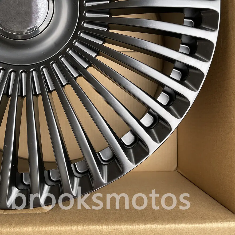 24" NEW MULT SPOKE BLACK FORGED WHEELS RIMS FITS FOR ROLLS ROYCE CULLINAN 24X10