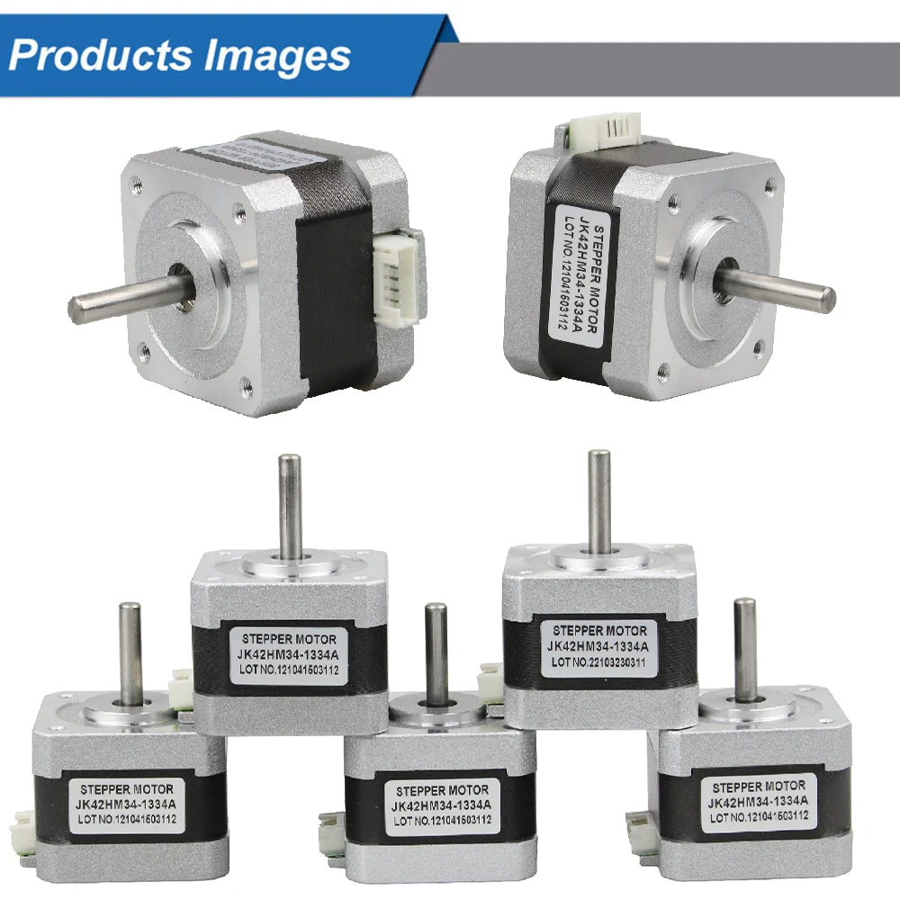 Nema 17 42 Motor 0,9 Grad Stepper Motor 42HM 1,33 A 1,68 A 2.2/3,3 kg.cm 34mm 40mm Stepping Motor 4-blei für CNC 3D Drucker – Detail 4