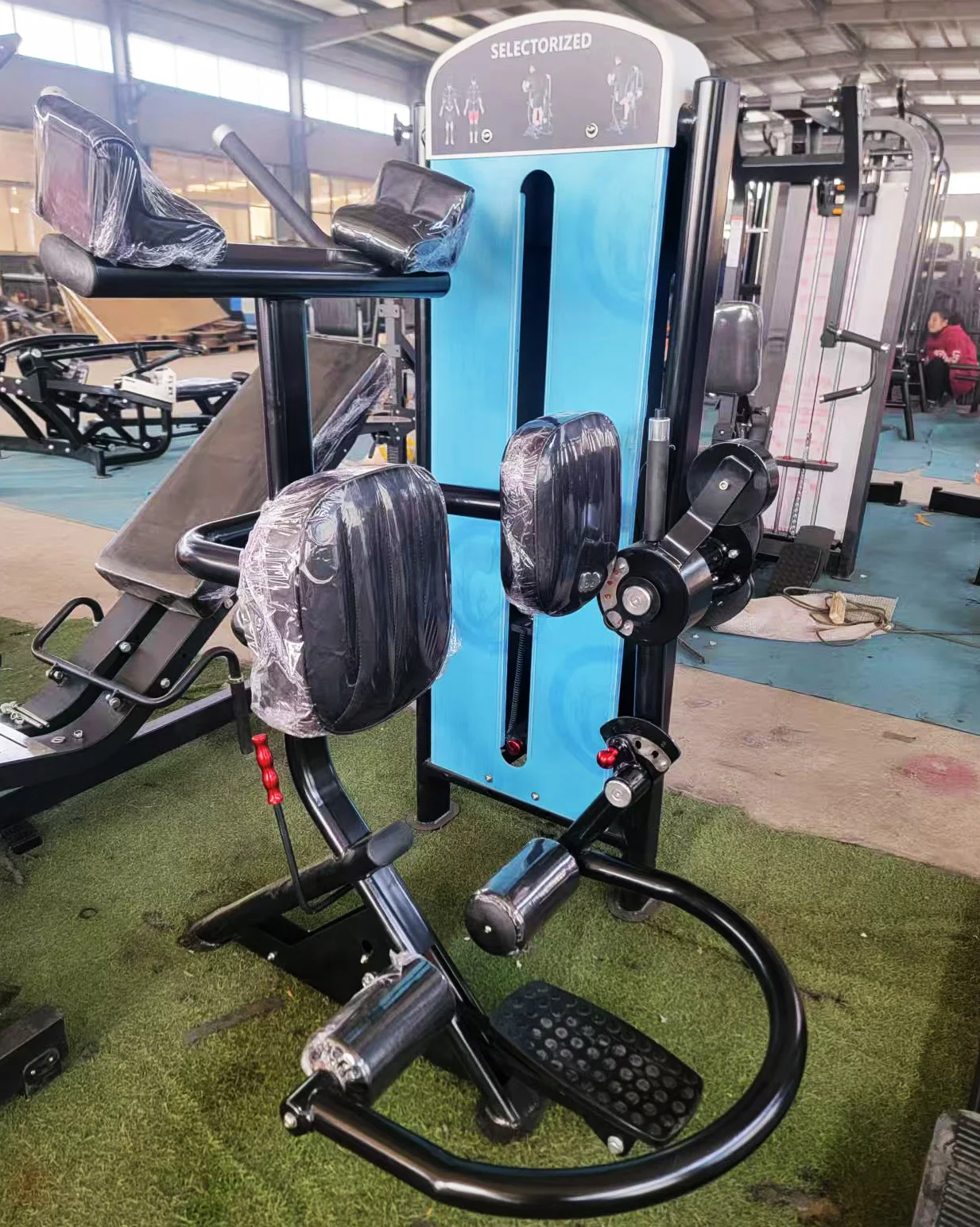 

New Popular Commercial Gym Strength Training Fitness Equipment Leg Curl Leg Extension Machine Selectorized Standing Leg Hook