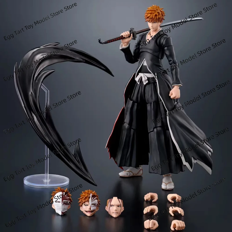 Figura de Kurosaki Ichigo de SHF, nueva, en stock, modelo de muñeco coleccionable.