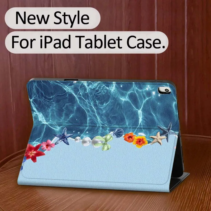 

Art Creativity Wave Patterns Case For iPad Pro 10th 11th 5th 6th 7 8 9 2 gen 11 13 M4 M5 10.2 9.7 12.9 10.5 10.9 Inch Tablet